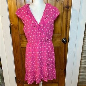 J. Crew Pink Floral Dress